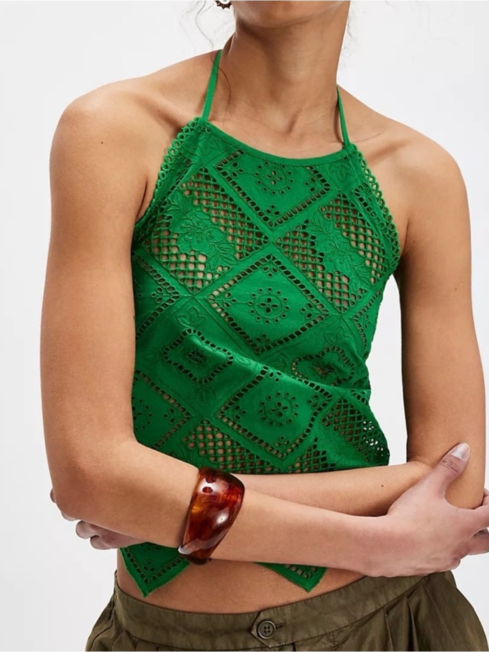 Free People “Hankie” Halter Top - NWOT